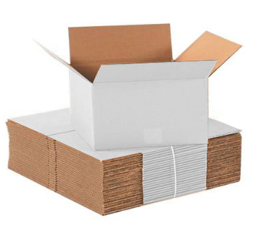 SHIPPING BOXES 14" x 10" x 10"  WHITE FROM 50 BOXES