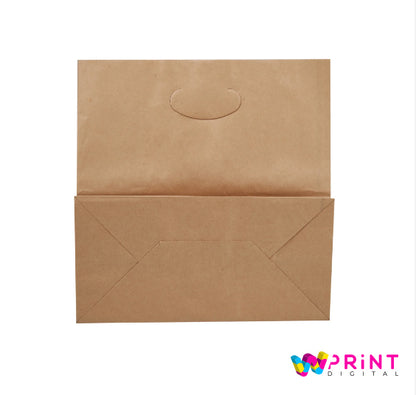 BRICKELL KRAFT BAG (BLANK) - 11" x 6" x 11" - FROM 250 BAGS PACK