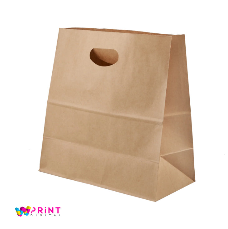 BRICKELL KRAFT BAG (BLANK) - 11" x 6" x 11" - FROM 250 BAGS PACK